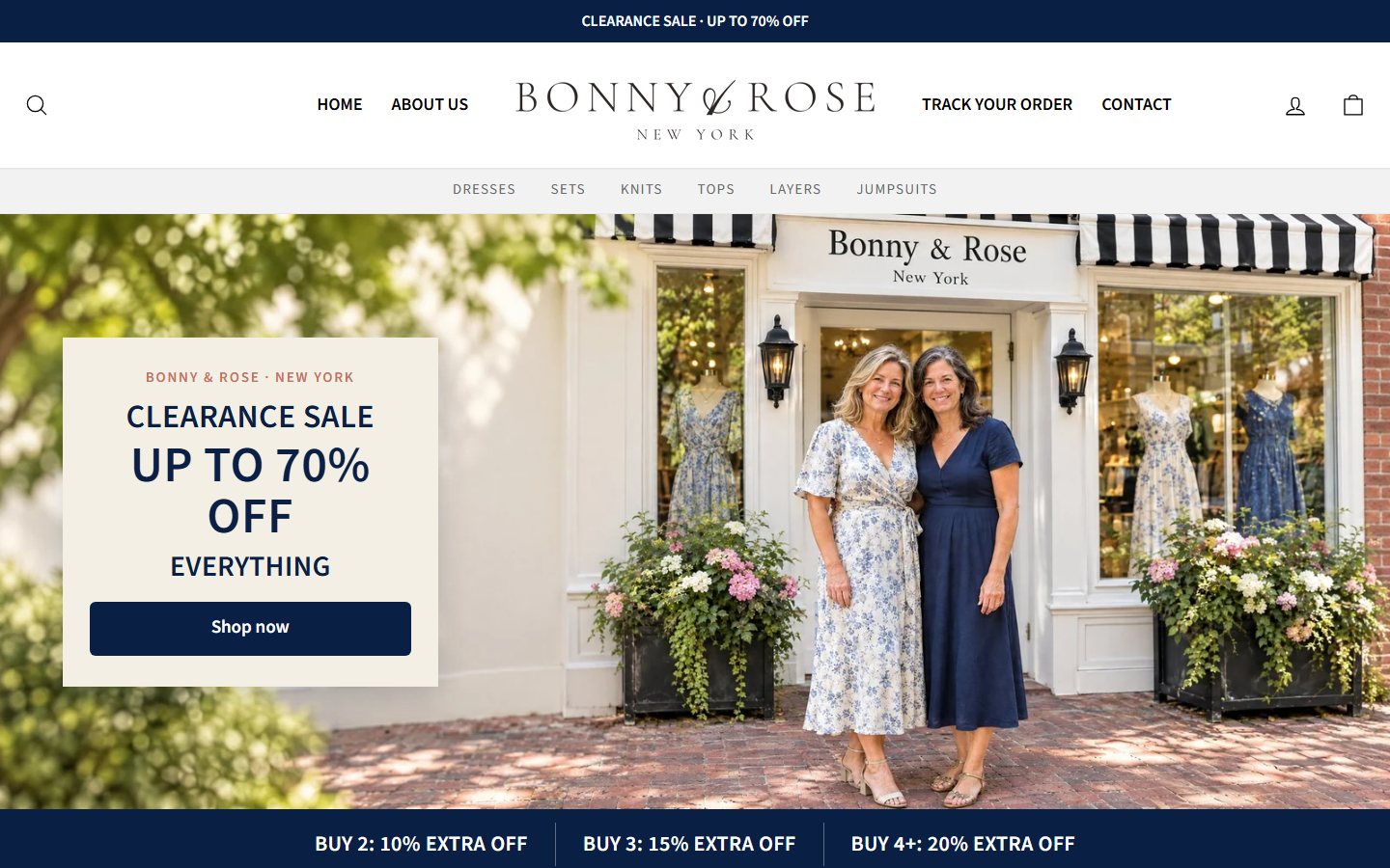 Bonny & Rose homepage