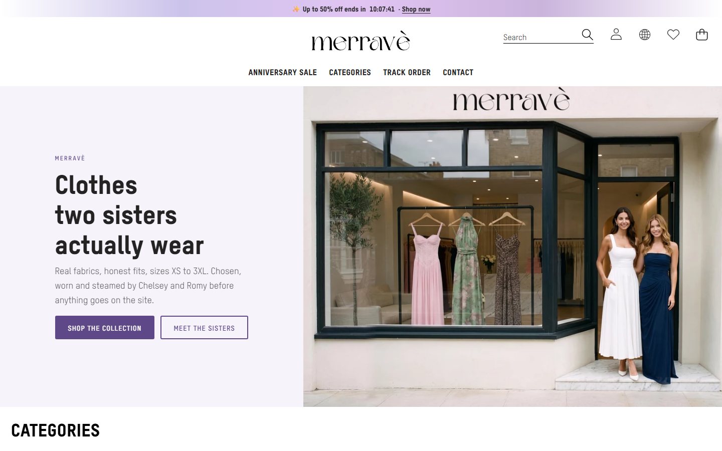 Merravè homepage